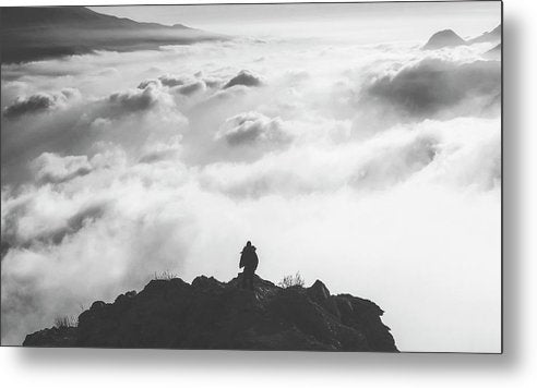 Atop the Mountain / Art Photo - Metal Print