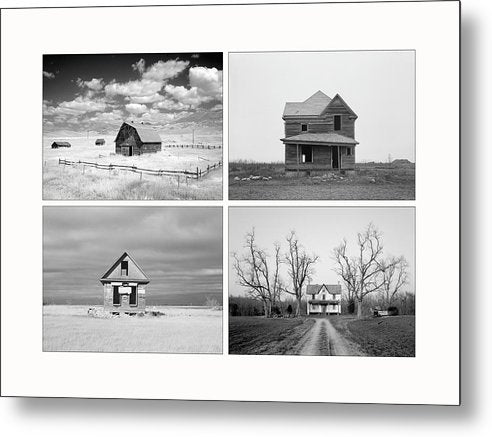 Barns / Art Photo - Metal Print