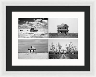 Barns / Art Photo - Framed Print