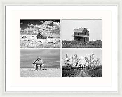 Barns / Art Photo - Framed Print