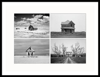 Barns / Art Photo - Framed Print