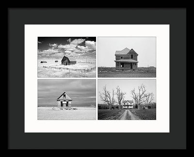 Barns / Art Photo - Framed Print