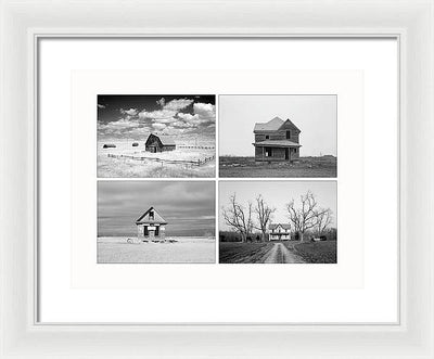 Barns / Art Photo - Framed Print