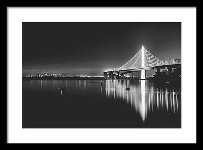 Bay Bridge, San Francisco - Framed Print