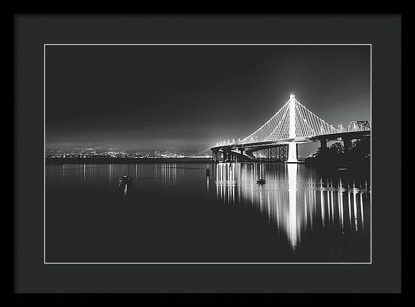 Bay Bridge, San Francisco - Framed Print