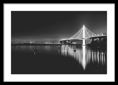 Bay Bridge, San Francisco - Framed Print