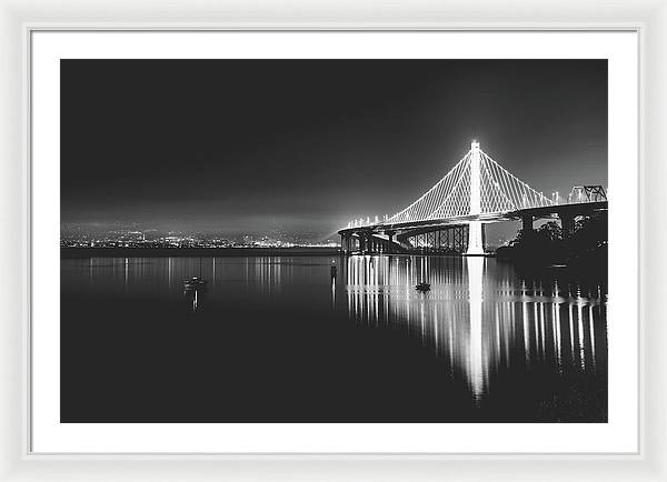 Bay Bridge, San Francisco - Framed Print