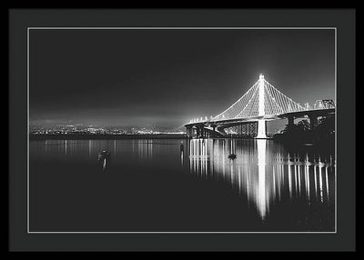 Bay Bridge, San Francisco - Framed Print