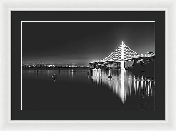 Bay Bridge, San Francisco - Framed Print