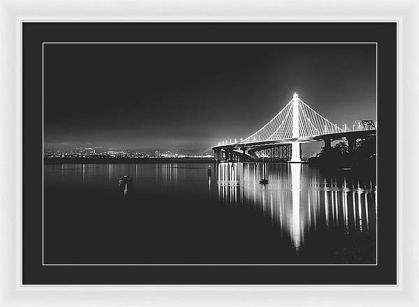 Bay Bridge, San Francisco - Framed Print