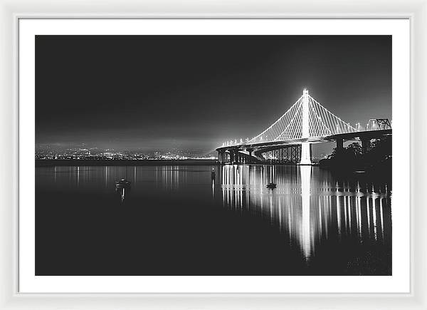 Bay Bridge, San Francisco - Framed Print