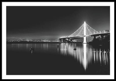 Bay Bridge, San Francisco - Framed Print