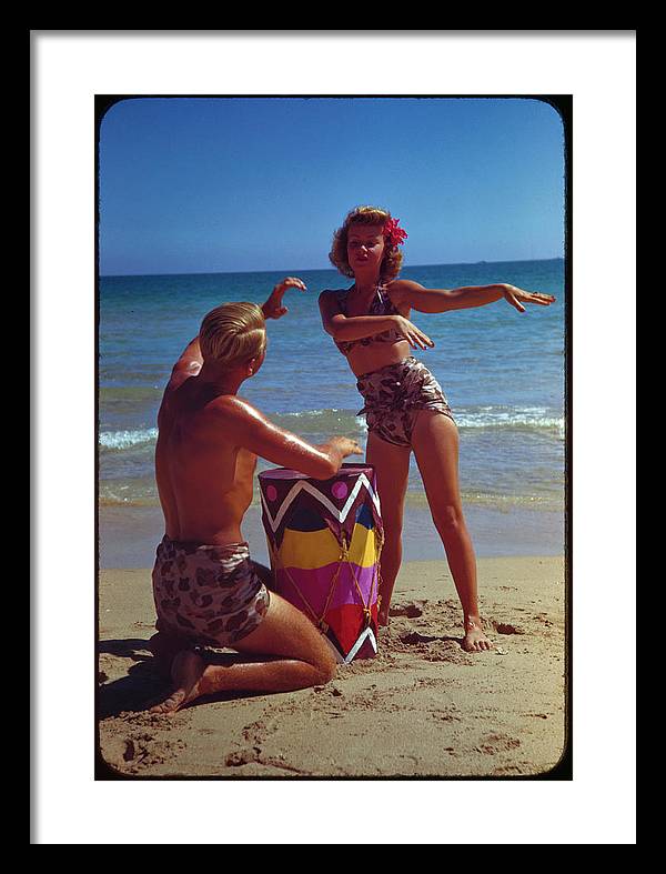 Beach Dance, Florida - Framed Print