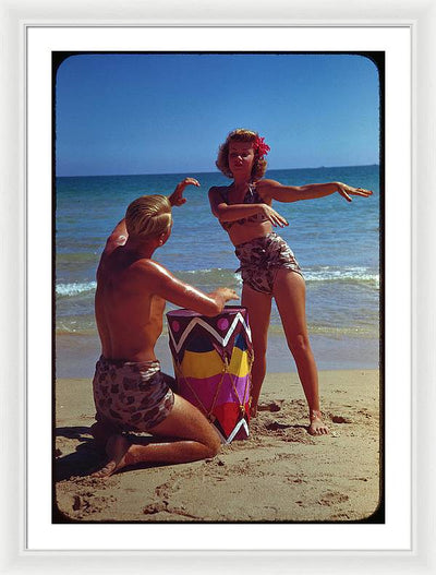 Beach Dance, Florida - Framed Print