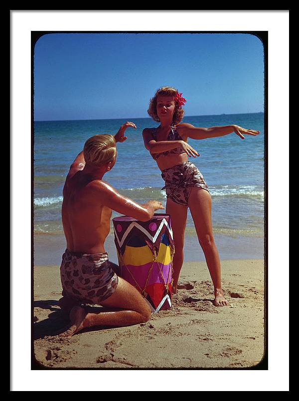 Beach Dance, Florida - Framed Print