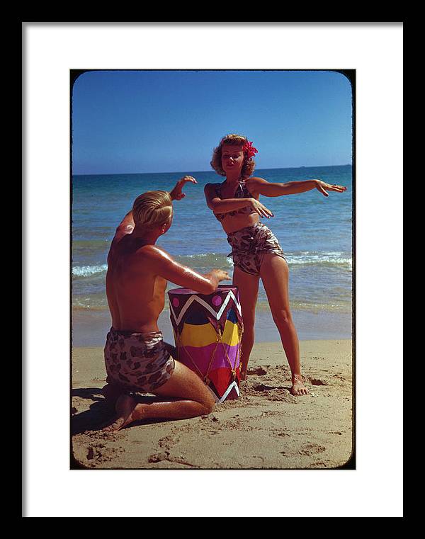 Beach Dance, Florida - Framed Print