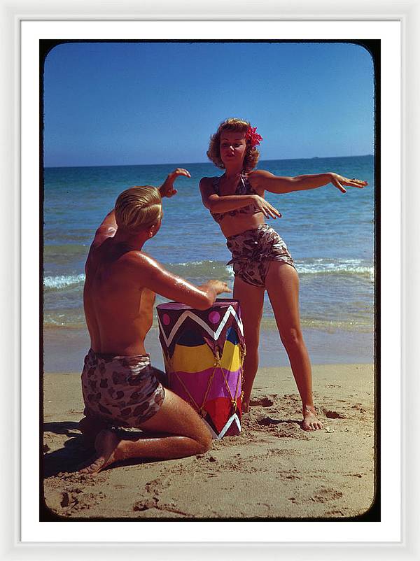 Beach Dance, Florida - Framed Print