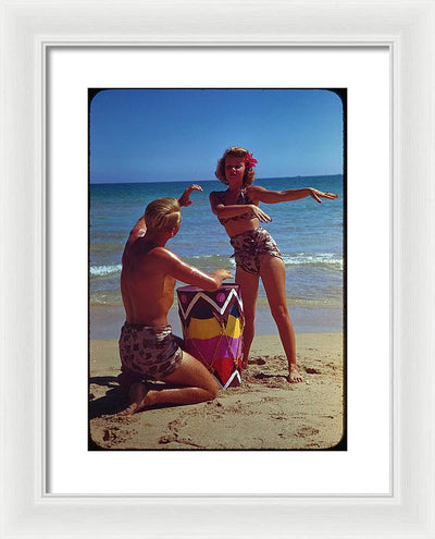 Beach Dance, Florida - Framed Print