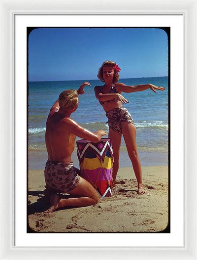 Beach Dance, Florida - Framed Print