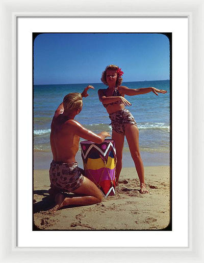 Beach Dance, Florida - Framed Print