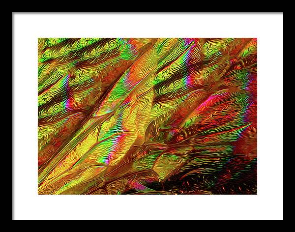 Bee Wing  / Art Photo - Framed Print