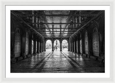 Bethesda Terrace, Central Park, Manhattan / Art Photo - Framed Print