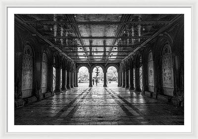 Bethesda Terrace, Central Park, Manhattan / Art Photo - Framed Print