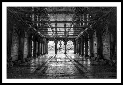 Bethesda Terrace, Central Park, Manhattan / Art Photo - Framed Print