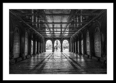 Bethesda Terrace, Central Park, Manhattan / Art Photo - Framed Print