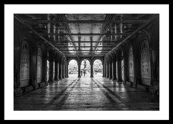 Bethesda Terrace, Central Park, Manhattan / Art Photo - Framed Print