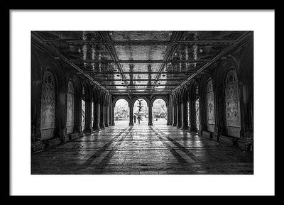 Bethesda Terrace, Central Park, Manhattan / Art Photo - Framed Print