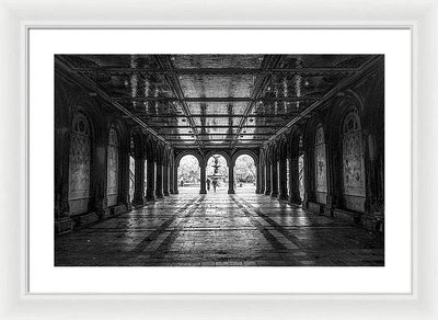 Bethesda Terrace, Central Park, Manhattan / Art Photo - Framed Print