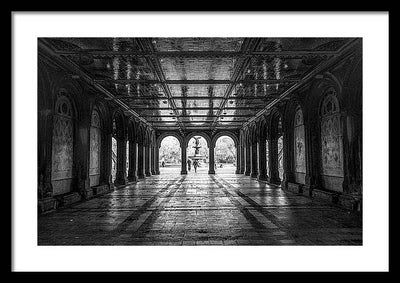 Bethesda Terrace, Central Park, Manhattan / Art Photo - Framed Print