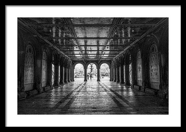 Bethesda Terrace, Central Park, Manhattan / Art Photo - Framed Print