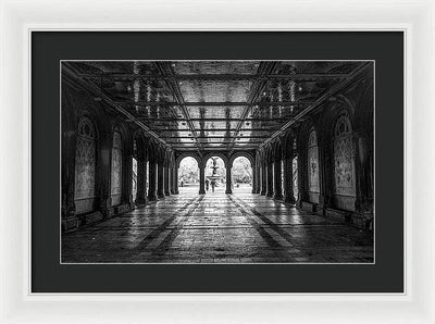 Bethesda Terrace, Central Park, Manhattan / Art Photo - Framed Print