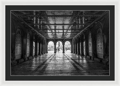 Bethesda Terrace, Central Park, Manhattan / Art Photo - Framed Print