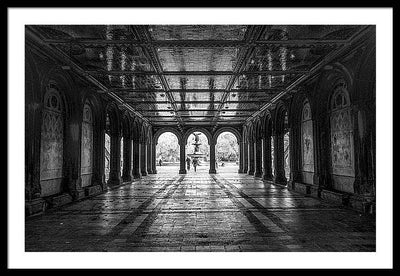 Bethesda Terrace, Central Park, Manhattan / Art Photo - Framed Print