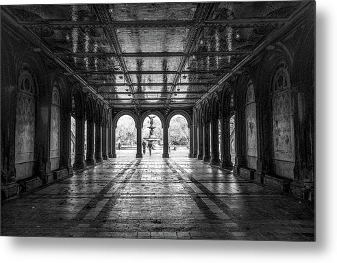 Bethesda Terrace, Central Park, Manhattan / Art Photo - Metal Print