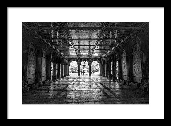 Bethesda Terrace, Central Park, Manhattan / Art Photo - Framed Print