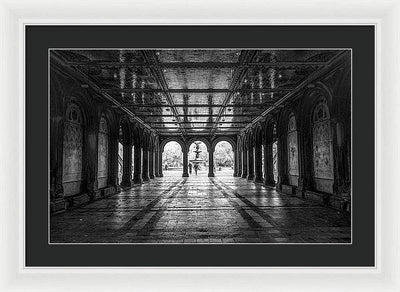 Bethesda Terrace, Central Park, Manhattan / Art Photo - Framed Print