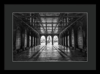 Bethesda Terrace, Central Park, Manhattan / Art Photo - Framed Print