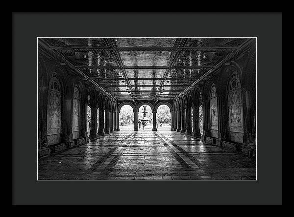 Bethesda Terrace, Central Park, Manhattan / Art Photo - Framed Print