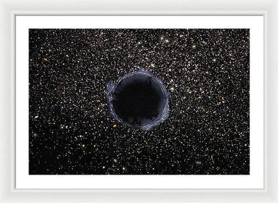 Black Hole in the Universe / Art Photo  - Framed Print