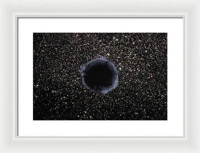 Black Hole in the Universe / Art Photo  - Framed Print