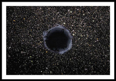 Black Hole in the Universe / Art Photo  - Framed Print