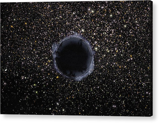 Black Hole in the Universe / Art Photo  - Acrylic Print