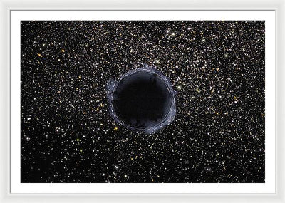 Black Hole in the Universe / Art Photo  - Framed Print