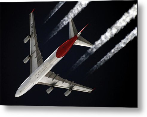 Boeing 747-400 / Art Photo - Metal Print