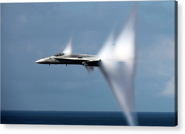 Breaking the Sound Barrier Art Photo - Acrylic Print