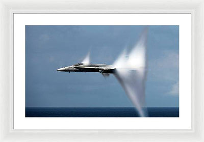 Breaking the Sound Barrier Art Photo - Framed Print